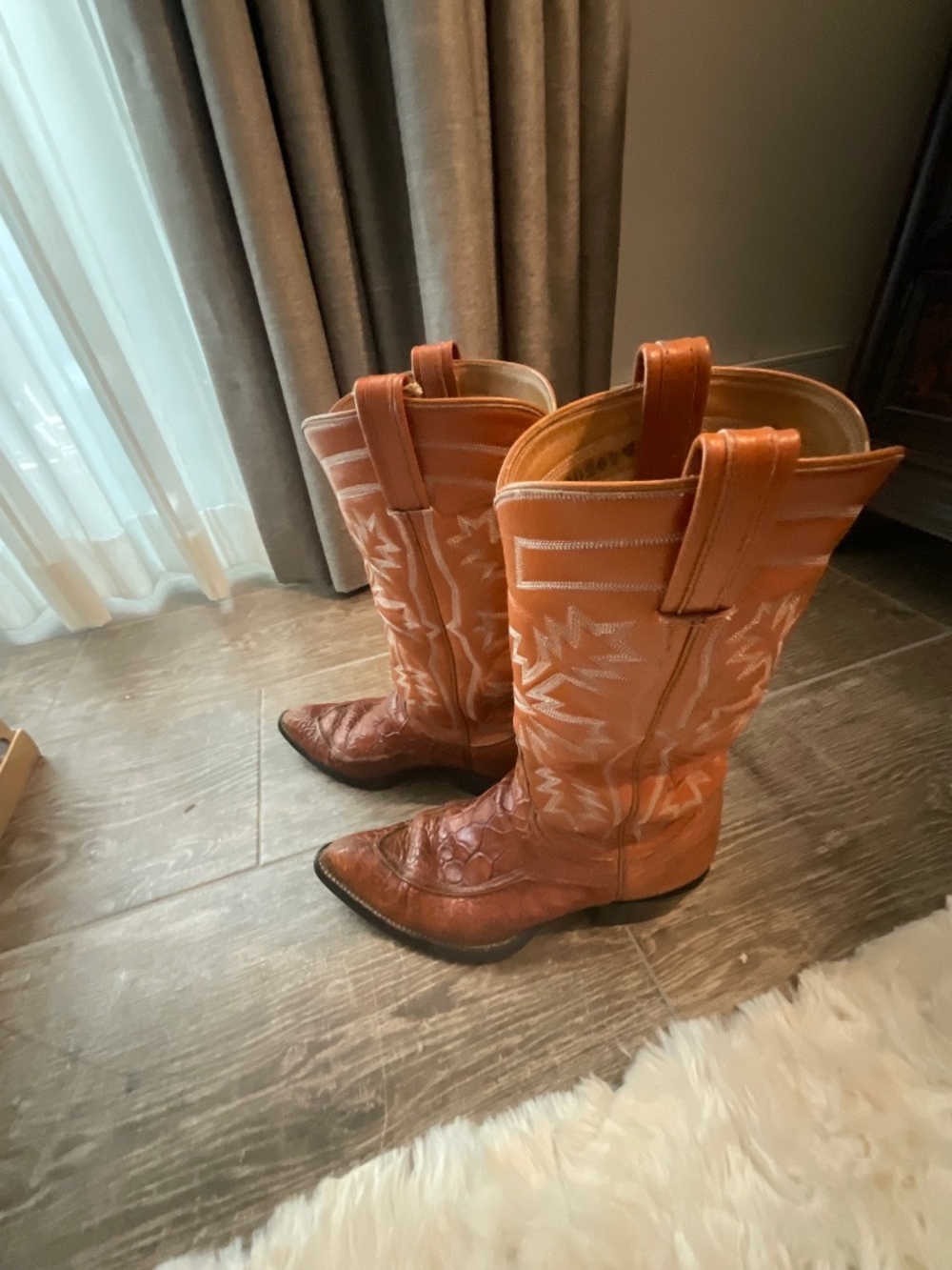 Exotic Vintage Tony Lama ladies boots